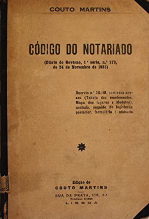 1935 - Código do Notariado