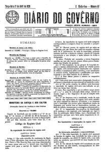 1928 - Código do Registo Civil