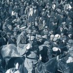 Gomes da Costa e as suas tropas desfilam vitoriosos em Lisboa (6 de junho de 1926)- Fotografia atribuída a Joshua Benoliel