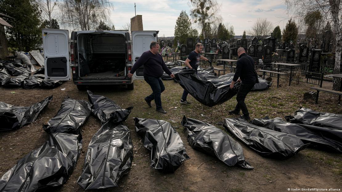 Unidade de técnicos do MJ para a identificação de cadáveres na Ucrânia