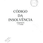 Anteprojecto de Código da Insolvência - 2004