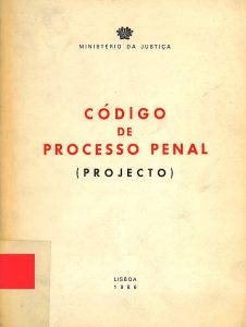 Projecto de Código de Processo Penal - 1987